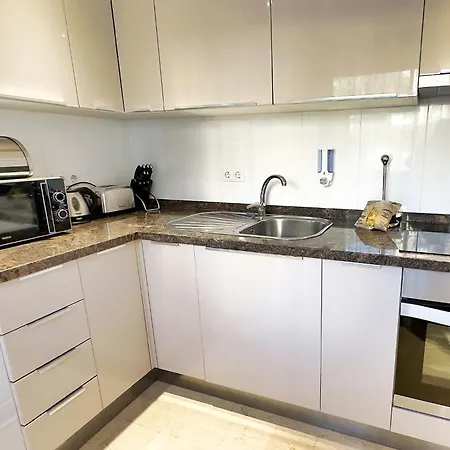 Two Bedroom On The Second Line Of The In Marbella. Apartment *